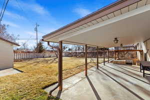 View of patio