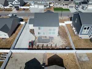 View of the backyard.