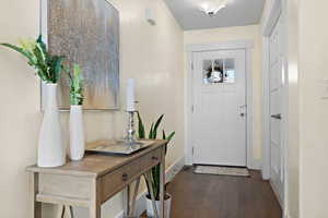 Bright entry way as you enter your new home.