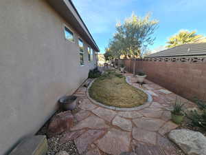 View of yard featuring a patio area