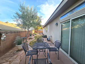 View of patio