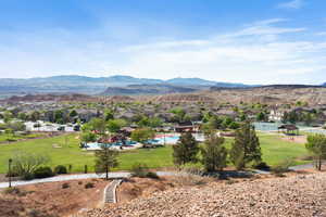 View of mountain feature with a residential view