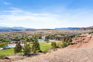 Mountain view featuring a residential view