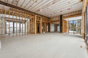 Miscellaneous room featuring concrete flooring