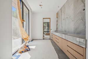 Full bathroom featuring vanity