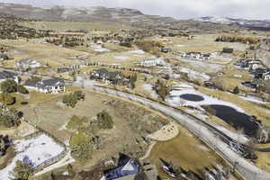 Bird's eye view featuring a mountain view