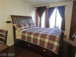 Bedroom featuring hardwood / wood-style floors