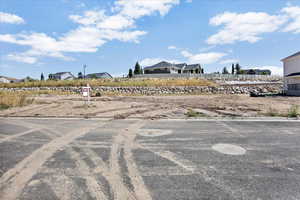 View of asphalt street featuring curbs