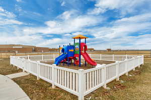 View of one of the community playgrounds