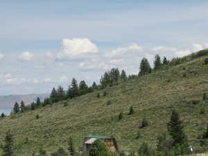 View of nature featuring a mountain view