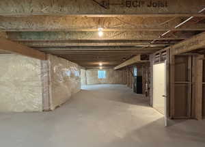 View of basement