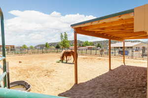 View of yard featuring a rural view