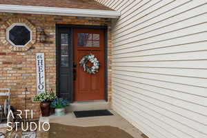 View of entrance to property