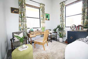 View of main bedroom sitting area