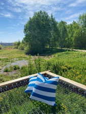 Basking Net featuring a mountain view ready for Star Gazing, Bird Watching, Wetland Viewing