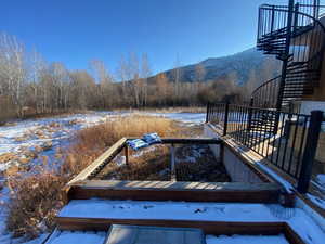 Basking Net featuring a mountain view ready for Star Gazing, Bird Watching, Wetland Viewing