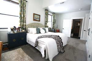 Main bedroom with Vaulted Ceiling