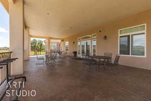 View of patio