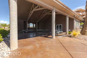 View of patio