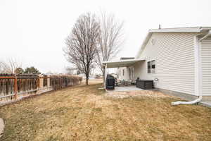 View of yard featuring a patio