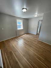 Unit 2 bedrooom #1 hardwood / wood-style floors