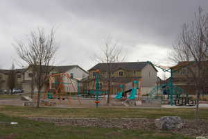 View of jungle gym and playground access