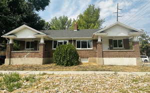 View of front facade with covered porch