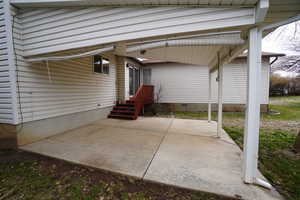 View of patio