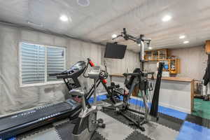 View of exercise room