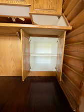 Kitchen storage cabinet under countertop