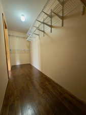 Large master walk in closet