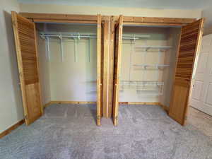 Large double closets