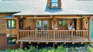 Covered side deck