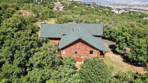 Aerial view of property and surrounding area