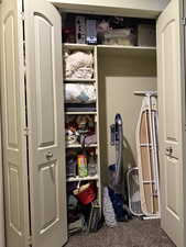 View of closet, plenty of storage