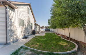 View of yard with a patio