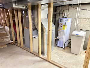 Utilities with water heater