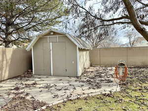 View of outbuilding