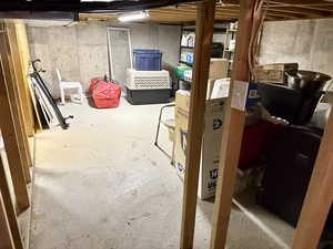 View of basement