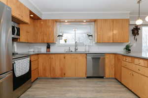 lvp flooring, quartz countertops, updated appliances, spacious