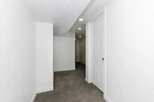 downstairs hallway to bedroom, bathroom, storage room