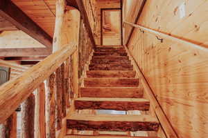 View of stairway
