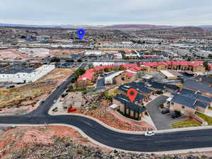 Bird's eye view featuring a residential view