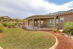 View of yard featuring a patio area