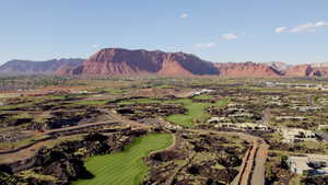 Golf Course arial mountain view