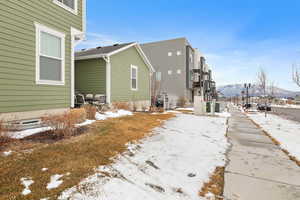 View of snowy exterior