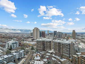 View of city with a mountain view