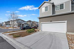 Garage and driveway