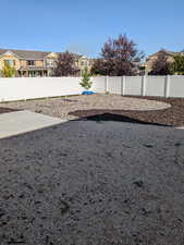 View of yard with a patio