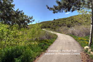 View of road with a mountain view